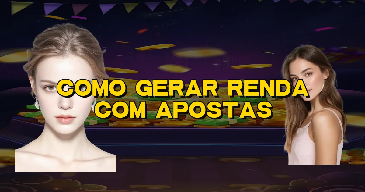 Como Gerar Renda Com Apostas Oficial