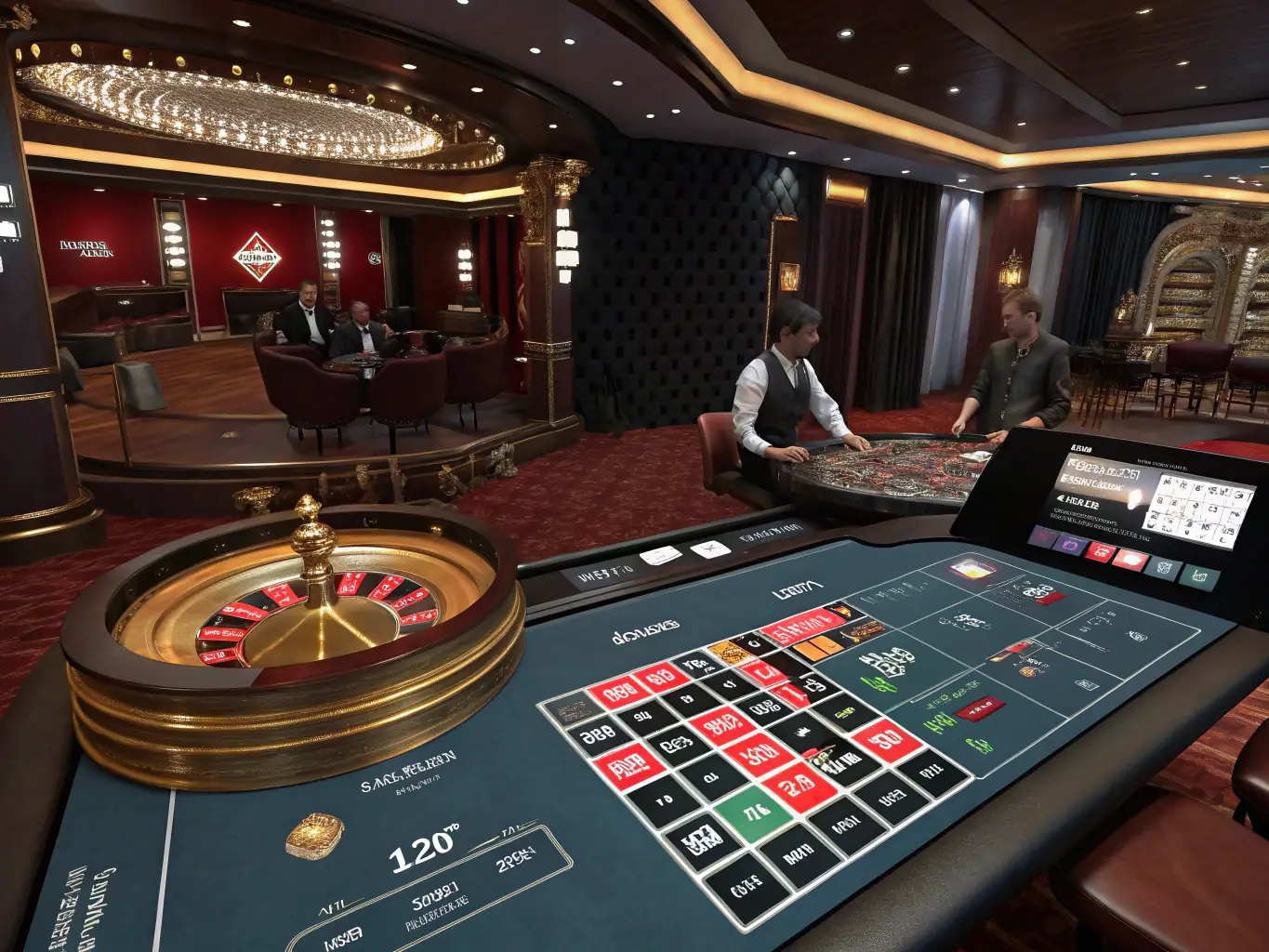 A collage of various live casino games available at GBET, including roulette, baccarat, and poker, highlighting the diverse selection and high-quality streaming.